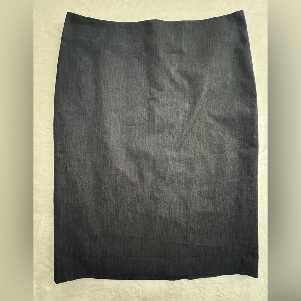Talbots Dark Blue Classic Pencil Skirt, Size 6